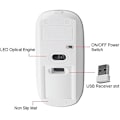Miniatyrbilde 3 av 5: 2.4G gjenladbar mobil bærbar optisk mus med USB-mottaker,