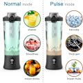 Miniatyrbillede 2 af 5: Bærbar Blender, Personlig Blender til Milkshakes og Smoothies med 6 Blade Mini Blender 590 ml til Køkken, Hjem, Rejse