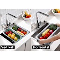 Miniatyrbilde 3 av 5: Utvidbar dørslag for vask - Ideell for vask og drenering