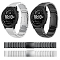 Miniatyrbillede 3 af 5: For Garmin Tactix Delta 26mm Skildpadde Skal Rustfrit Stål Urrem UID Sliver