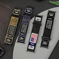 Miniatyrbillede 2 af 7: Robust nylonrem til Galaxy Watch Ultra-remme 47mm til mænd og kvinder, One Click No Gap stofvævede armbånd Justerbar sportsrem til Galaxy