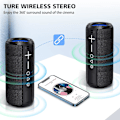 Miniatyrbild 2 av 5: Bluetooth-högtalare, bärbar trådlös högtalare, vattentät