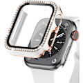 Miniatyrbillede 3 af 5: 2-pak etui til Apple Watch SE/6/5/4 44mm, Crystal Bling
