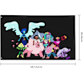Miniatyrbillede 4 af 8: Steven Anime Universe  3x5 Ft Banner Have Dekoration Tryk s med Metal Øjer Sort Sort