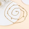 Miniatyrbilde 5 av 5: 18K gullbelagt midjekjede Body Chain for kvinner