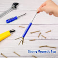 Miniatyrbilde 5 av 5: 4 stk lommemagnetisk skrutrekker mini slisset hode magnetisk