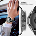 Miniatyrbild 5 av 5: Skärmskyddsfodral för Garmin Forerunner 165, Slim Guard Bumper Full Coverage Hårt PC Skyddande Skal HD Ultratunt Fodral för Forerunner 165 Smar