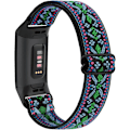 Miniatyrbillede 2 af 5: Nylon til Fitbit Charge 4/3 (kompatibel) - Justerbar sportsrem