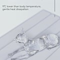 Miniatyrbillede 6 af 9: Kølepude til hunde, vaskbar åndbar PVC kølepude, vandtæt, køletilbehør til kæledyr, bærbar multifunktionel anti-ridse kæledyrsmåtte til hjemmet, M