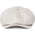 Miniatyrbild 3 av 5: Herringbone andningsbar sommarhatt i linne för män