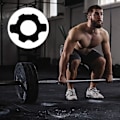 Miniatyrbillede 3 af 9: 4 stk. Spændeskiver Spinlck Krave Skruespænder He Møtrik Udskiftning Skrue til Dumbbell Vægtløftning Sort Sort