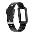 Miniatyrbild 2 av 5: För Fitbit Charge 4 Silikon En Kropp Rustning Klockarmband WFZ Black