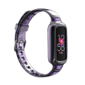 Miniatyrbillede 1 af 5: For Fitbit Luxe silikone integreret urrem QWF Purple