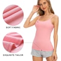 Miniatyrbilde 2 av 5: Justerbar camisole for kvinner med spaghettistropper