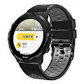 Miniatyrbild 1 av 5: För Suunto 7 Tre rader hål Silikon klockarmband OZK Black Grey