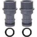 Miniatyrbilde 1 av 5: Hageslangekranadapter - ABS gjengeadapter