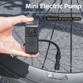 Miniatyrbilde 3 av 9: Elektrisk sykkelpumpe bærbar | Sykkelpumpe, elektrisk sykkelpumpe, bærbar sykkeldekkpumpe, trådløs dekkpumpe, minisykkelpumpe for sykkel