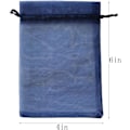 Miniatyrbillede 4 af 5: 50 stk. 4x6 tomme gaveposer i organza