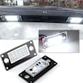 Miniatyrbild 1 av 5: 2 st felkodfria LED-bakre registreringsskyltlampor för Audi A3 8L S3, A4 B5 S4 RS4 Avant
