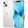 Pikkukuva 1 / 6: Suunniteltu iPhone 13 -kuorelle / iPhone 14 -kuorelle, [Ei kellastu] [Sotilastason suojaus] Ohuet iskunkestävät puhelinkuoret, Kirkas Kirkas