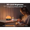 Miniatyrbild 7 av 8: Ljudmaskin, soluppgångslarm med Bluetooth-högtalare, vitt brus för sömn, väckningsljus för sovrum, tung sovare, dimbara nattlampor