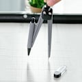 Miniatyrbillede 3 af 5: 8-delt sæt med studiematerialer med brudsikker opbevaringsboks genanvendelig pose, inklusive lineal, vinkelmåler, passer, blyant, viskelæder. Til St