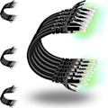 Miniatyrbillede 1 af 5: Patch-kabler Cat6 1Ft 24-pak, Ethernet-patchkabel 10G