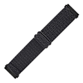 Miniatyrbillede 3 af 5: For Fitbit Versa 4 / Sense 2 Universal Wave Nylon Watch Band MYY Black