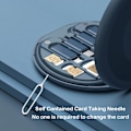 Miniatyrbild 4 av 5: Multiladdningskabeladapterkit. USB C till Micro USB/Lightning/USB A