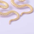 Miniatyrbillede 5 af 5: Slange Ørestikker Guld Lang Dangle Slange Øreringe Minimalistiske