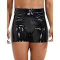 Miniatyrbillede 2 af 5: Kvinde Kunstlæder Leggings Bukser PU Elastisk Formgiven Hofte