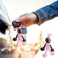 Miniatyrbillede 1 af 4: Motorcykel Minifigur Paraply Reb Nøglering