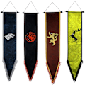 Miniatyrbild 1 av 7: Game GoT Thrones - Game GoT Thrones Stark hus banner 167X33CM Stark Stark