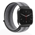 Miniatyrbillede 1 af 3: Universal nylonrem til Fitbit Versa 1 / 2 Black Stripe