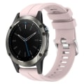 Miniatyrbillede 1 af 5: For Garmin Quatix 5 Sapphire 22mm Solid Color Silicone Watch Band OPW Pink