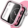 Miniatyrbillede 1 af 5: Hårdt etui til Apple Watch 38 mm, Bling Diamonds med skærmbeskyttelse