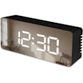 Miniatyrbild 1 av 5: Digital väckarklocka för sovrum, LED elektronisk väckarklocka, USB-port, Baery backup väckarklocka, justerbar ljusstyrka med temperatur/snooze 002