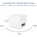 Miniatyrbillede 5 af 5: USB vægoplader Blok 4Pack 5V 1A Cube USB Stik Strøm