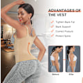 Miniatyrbilde 4 av 5: Midjetrener for kvinner Korsett Vest Body Shaper Cincher Trimmer Tank Top Sport