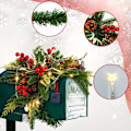 Miniatyrbillede 3 af 5: 70 tommer efterårs postkasse swag kunstig Thanksgiving swag dekorative udendørs og