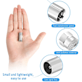 Miniatyrbilde 4 av 5: 12 stk F hann til koaksial hunn adapter - sølv