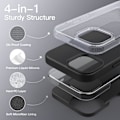 Miniatyrbillede 3 af 6: Silikone Etui til iPhone 13 Mini 5.4-Ih, Siy-Soft Touch Fuld Beskyttende Telefon Etui, Stødsikkert Cover med Mikrofiberforing (Sort) Sort
