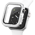 Miniatyrbillede 5 af 5: Bling-etui til Apple Watch Series 6 5 4 SE 40mm hærdet glas skærm