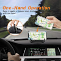 Miniatyrbilde 3 av 5: Biltelefonholder - Silikonmatte for dashbord, sklisikkert stativ for iPhone, Samsung & Android (Svart)