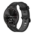 Miniatyrbillede 1 af 5: For Garminmove 3 20mm Vertikalt Mønster To-farvet Silikone Urrem XTD Black-Grey
