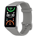 Miniatyrbillede 1 af 5: For Oppo Band 2 Solid Color Soft Silicone Watch Band LVK Grey