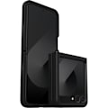 Miniatyrbillede 3 af 5: Galaxy Z Flip6 Thin Flex Series Cover - Sort, Ultratynd, Hårdt cover med bløde kanter, 5G og trådløs opladning kompatibel Sort