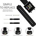 Miniatyrbild 2 av 4: för Garmin Vivoactive Bands / Garmin Approach S2 S4 Bands Silikon
