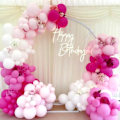 Miniatyrbillede 5 af 5: 65 stk. Retro Rosa Latexballoner, 12 Tommer Helium Festballoner med