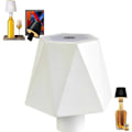Miniatyrbillede 1 af 5: LED Vinflaske Lampe 2000ma USB Genopladelig 3 Farver Dæmpbar Vinflaske Lys Berøring Kontrol Trådløs Bordlampe Natlampe Sengeborde Lamper Bar